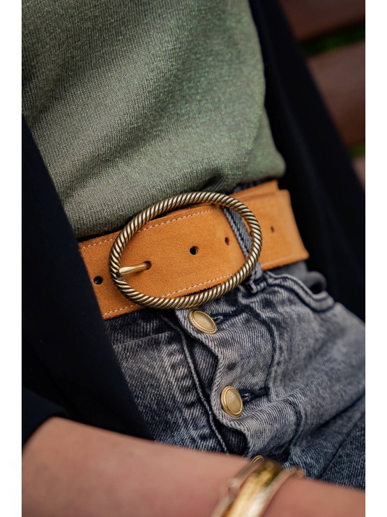 Ceinture femme - boucle ovale - Fabrication Française