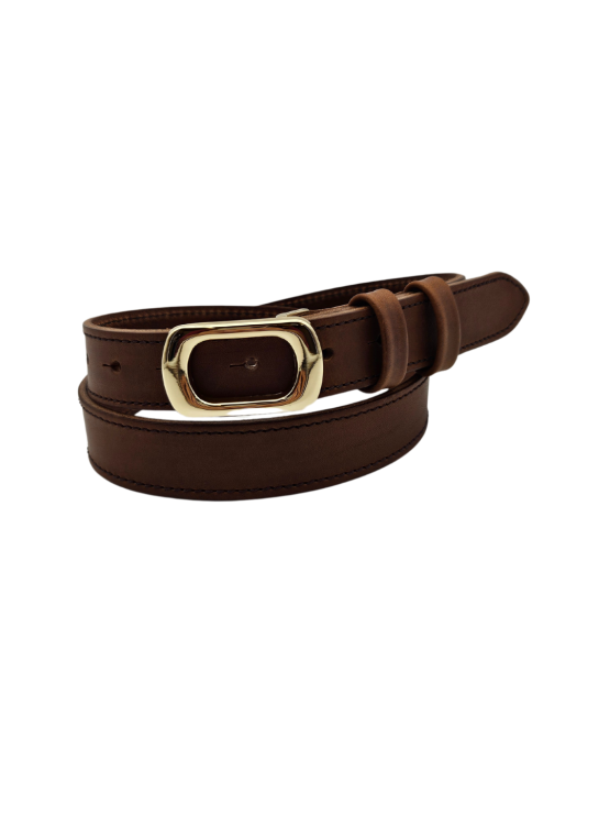 Ceinture fine en cuir - Modèle Femme - Atelier FAUNE