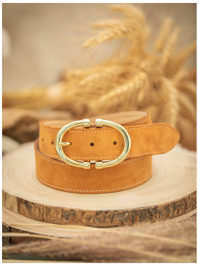 Ceinture en cuir véritable - Femme - Atelier Français