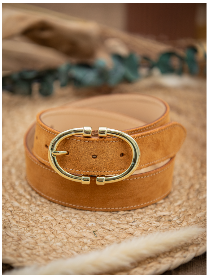 Ceinture en cuir véritable - Femme - Atelier Français