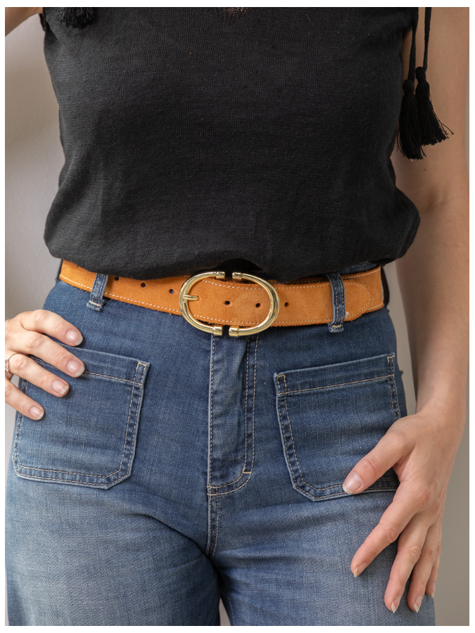 Ceinture en cuir véritable - Femme - Atelier Français