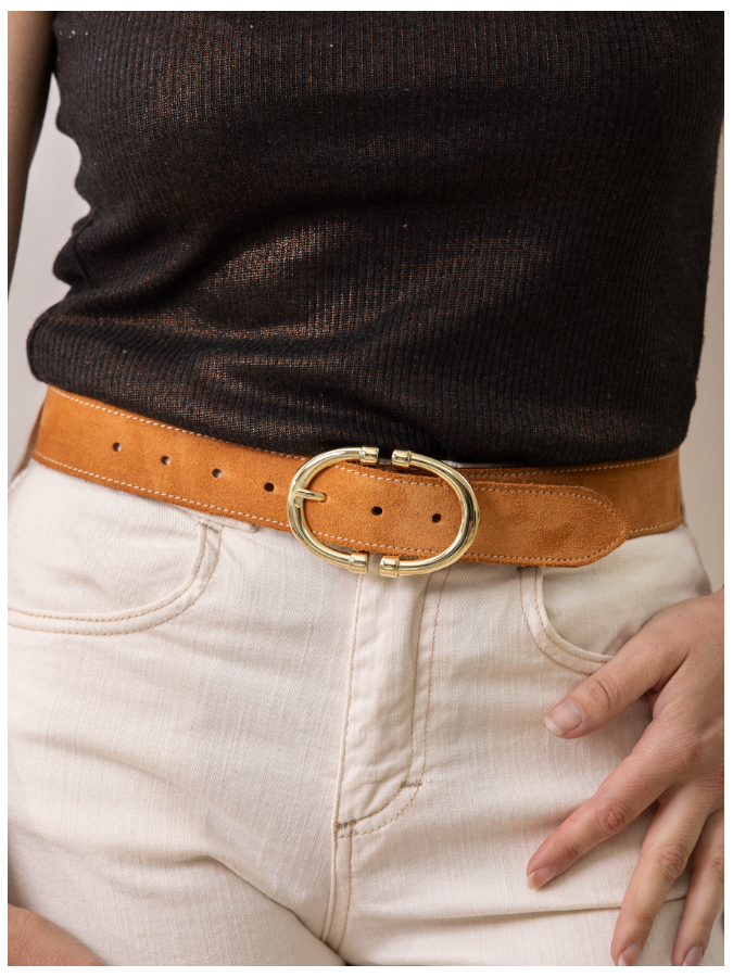 Ceinture en cuir véritable - Femme - Atelier Français