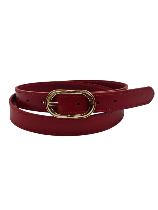 Ceinture en cuir femme - Modèle GABINIERE Seconde vie Ceinture en cuir femme - Modèle GABINIERE Seconde vie
