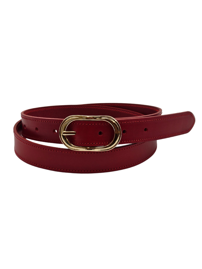 Ceinture en cuir femme - Modèle GABINIERE Seconde vie Ceinture en cuir femme - Modèle GABINIERE Seconde vie