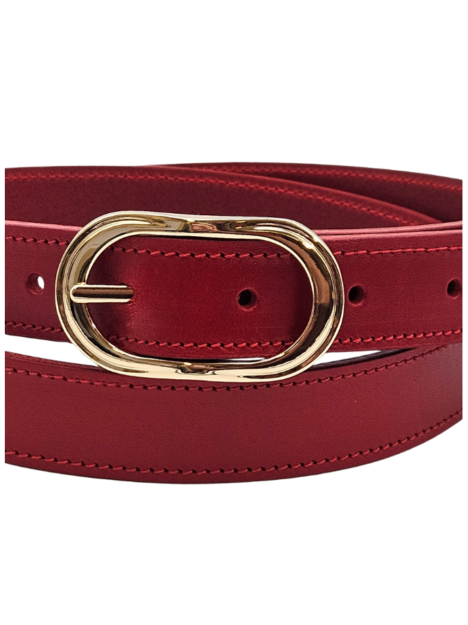 Ceinture en cuir femme - Modèle GABINIERE Seconde vie Ceinture en cuir femme - Modèle GABINIERE Seconde vie