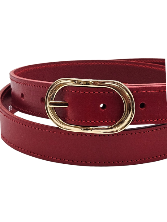 Ceinture en cuir femme - Modèle GABINIERE Seconde vie Ceinture en cuir femme - Modèle GABINIERE Seconde vie