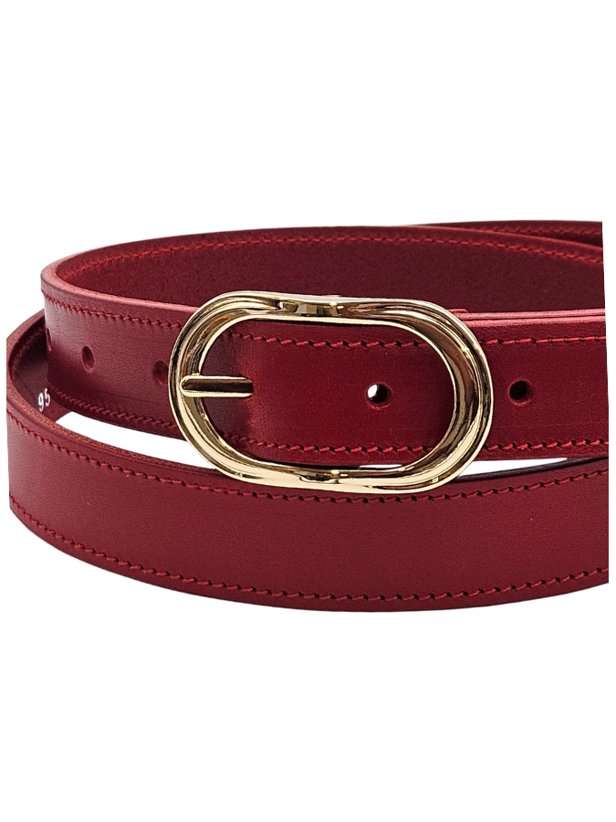 Ceinture en cuir femme - Modèle GABINIERE Seconde vie Ceinture en cuir femme - Modèle GABINIERE Seconde vie