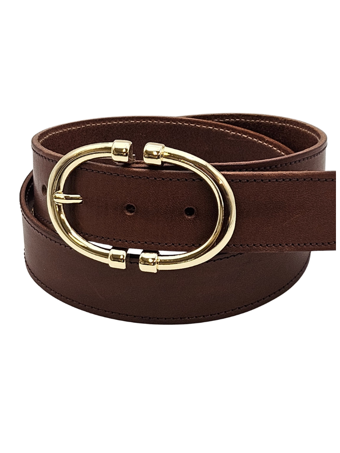 Ceinture en cuir femme - Modèle MOOREA Seconde vie Ceinture en cuir femme - Modèle MOOREA Seconde vie