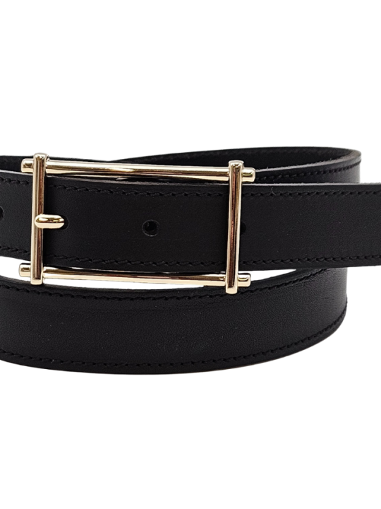 Ceinture en cuir femme - Modèle MAUD Seconde vie Ceinture en cuir femme - Modèle MAUD Seconde vie