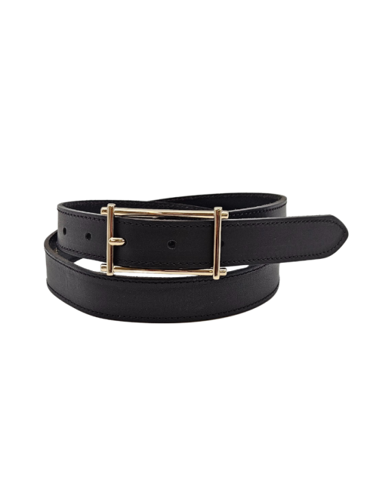 Ceinture en cuir femme - Modèle MAUD Seconde vie Ceinture en cuir femme - Modèle MAUD Seconde vie