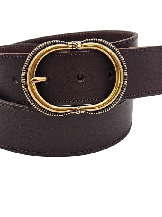 Ceinture en cuir femme - Modèle SADA Seconde vie Ceinture en cuir femme - Modèle SADA Seconde vie