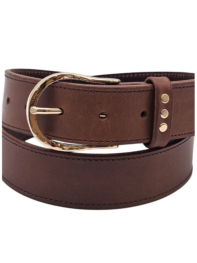 Ceinture en cuir femme - Modèle CALLOT Seconde vie Ceinture en cuir femme - Modèle CALLOT Seconde vie