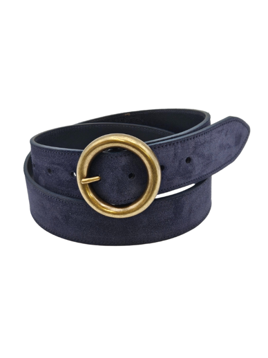 Ceinture en cuir femme - Modèle RONDE seconde vie Ceinture en cuir femme - Modèle RONDE seconde vie