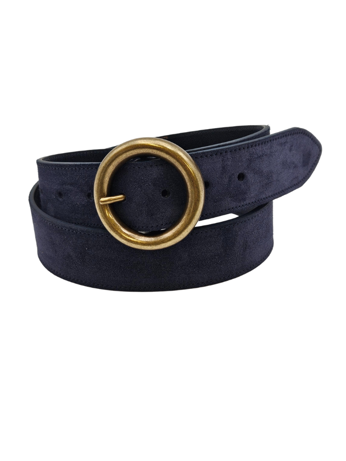 Ceinture en cuir femme - Modèle RONDE seconde vie Ceinture en cuir femme - Modèle RONDE seconde vie