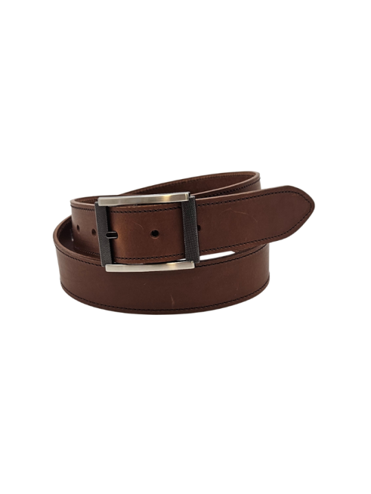 Ceinture en cuir homme - Modèle BONO seconde vie Ceinture en cuir homme - Modèle BONO seconde vie