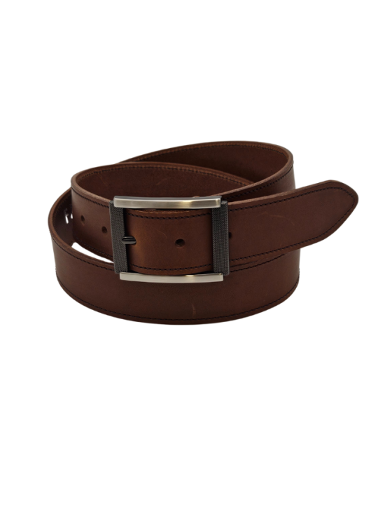 Ceinture en cuir homme - Modèle BONO seconde vie Ceinture en cuir homme - Modèle BONO seconde vie