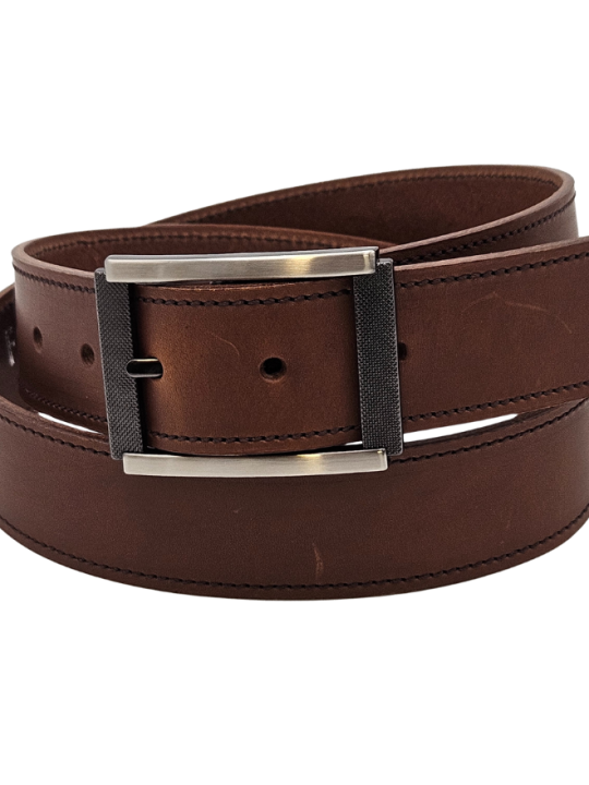 Ceinture en cuir homme - Modèle BONO seconde vie Ceinture en cuir homme - Modèle BONO seconde vie