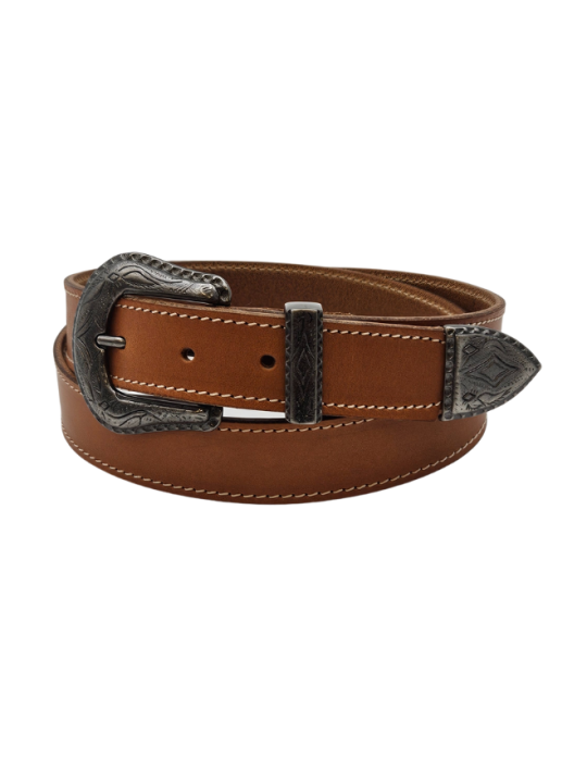 Ceinture en cuir femme - Modèle COLAS seconde vie Ceinture en cuir femme - Modèle COLAS seconde vie