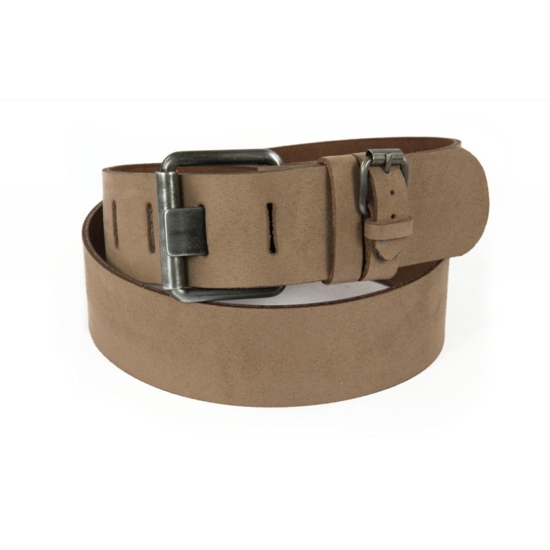 Ceinture De Kilt En Cuir Authentique - Motifs Celtiques, Chardon Et Lion Rampant - Marron - Pour Tenue Traditionnelle Ou Décontractée