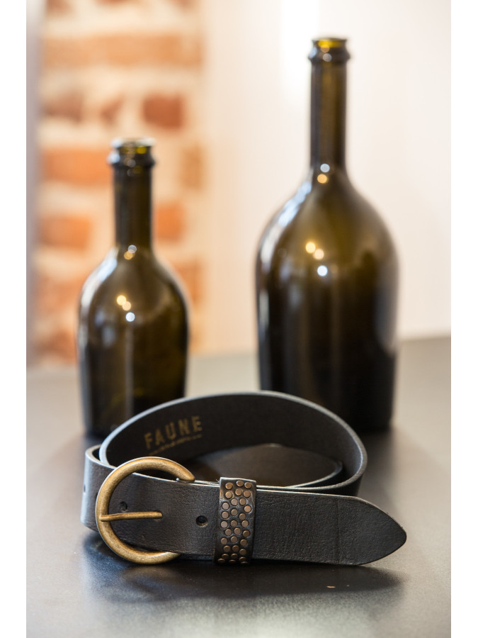 Ceinture en cuir Femme - Modèle Zéri - Seconde vie Ceinture en cuir Femme - Modèle Zéri - Seconde vie