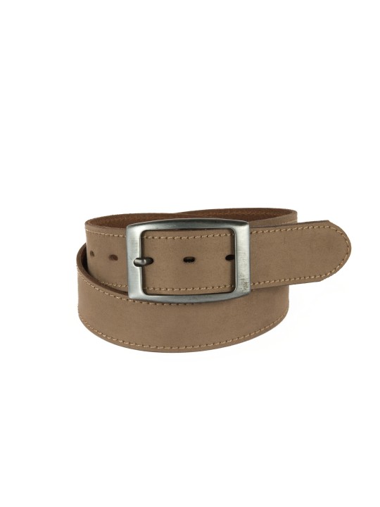 Ceinture en cuir nubuck modèle ENA, largeur 40mm
