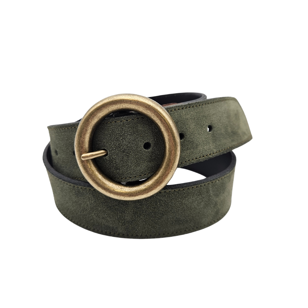Ceinture cuir boucle ronde shop