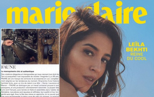 Image blog - Notre atelier dans Marie-Claire !